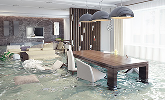 flood damage in home